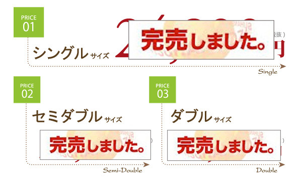 タイプ別価格