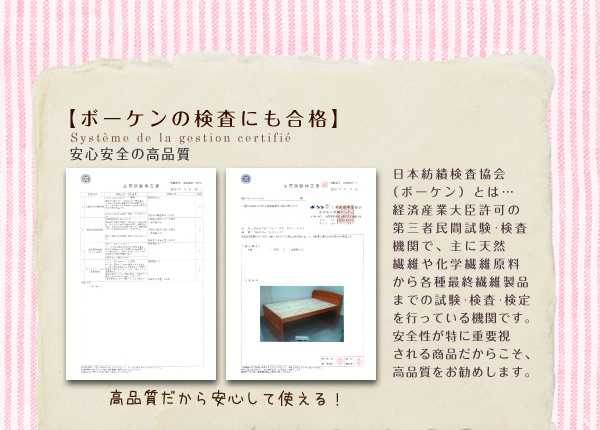 ボーケンの検査にも合格