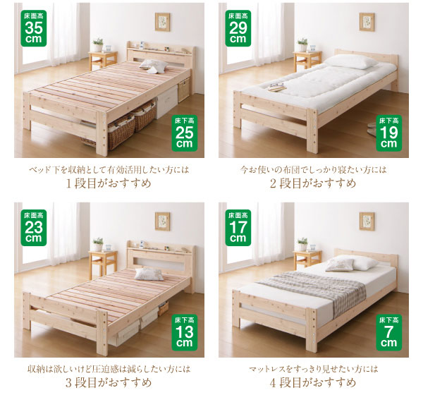 高さが変更可能