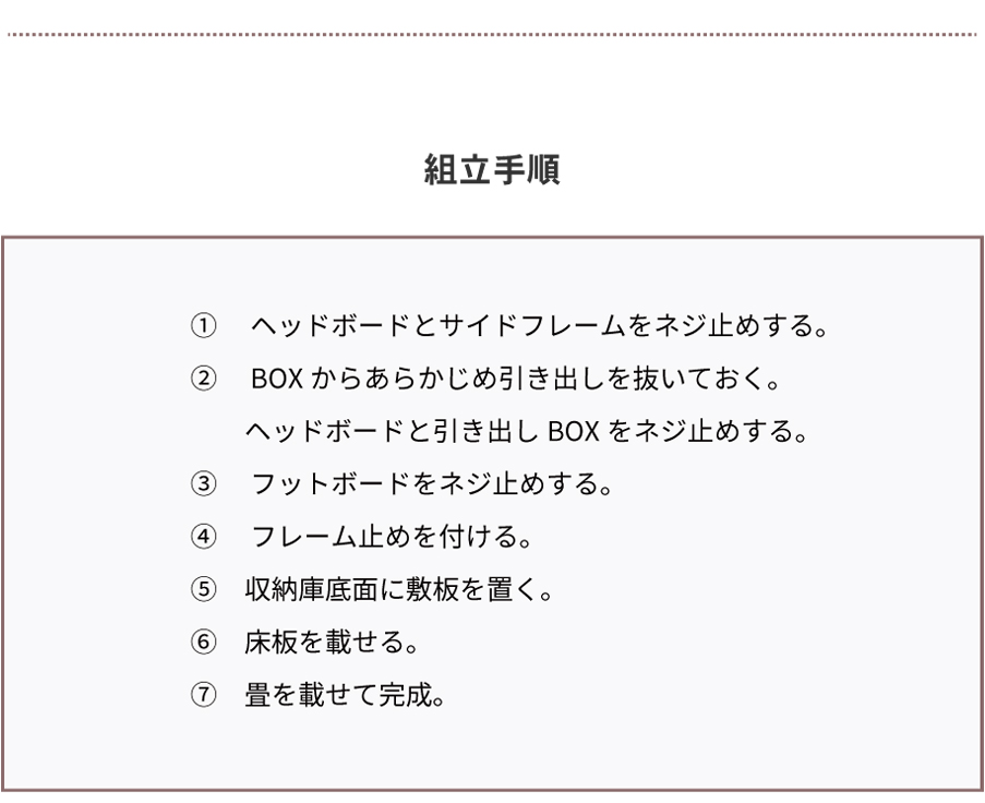 組み立て手順